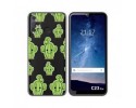 Funda Silicona Transparente para Oukitel C23 Pro diseño Cactus Dibujos