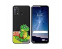 Funda Silicona Transparente para Oukitel C23 Pro diseño Coco Dibujos