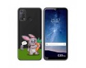 Funda Silicona Transparente para Oukitel C23 Pro diseño Conejo Dibujos