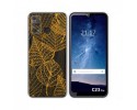 Funda Silicona Transparente para Oukitel C23 Pro diseño Hojas Dibujos