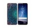 Funda Silicona Transparente para Oukitel C23 Pro diseño Mandala Dibujos