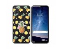 Funda Silicona Transparente para Oukitel C23 Pro diseño Piña Dibujos