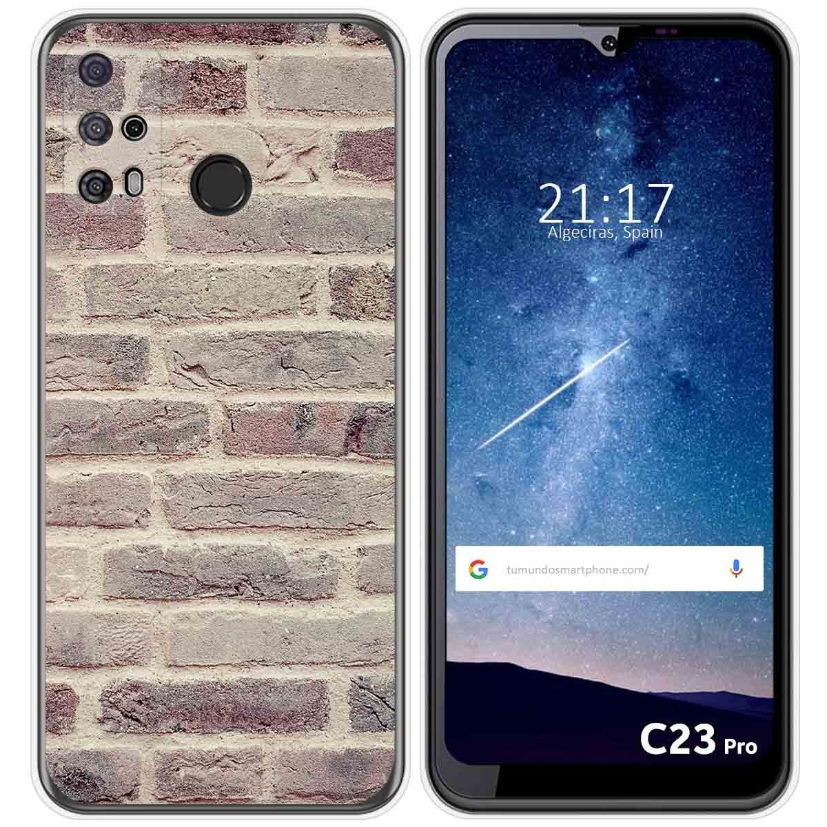 Funda Silicona para Oukitel C23 Pro diseño Ladrillo 01 Dibujos