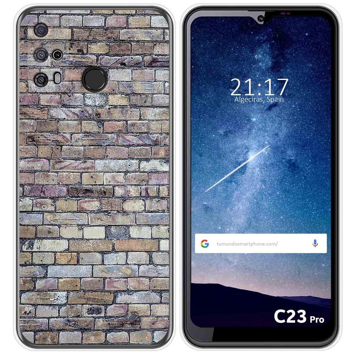 Funda Silicona para Oukitel C23 Pro diseño Ladrillo 02 Dibujos