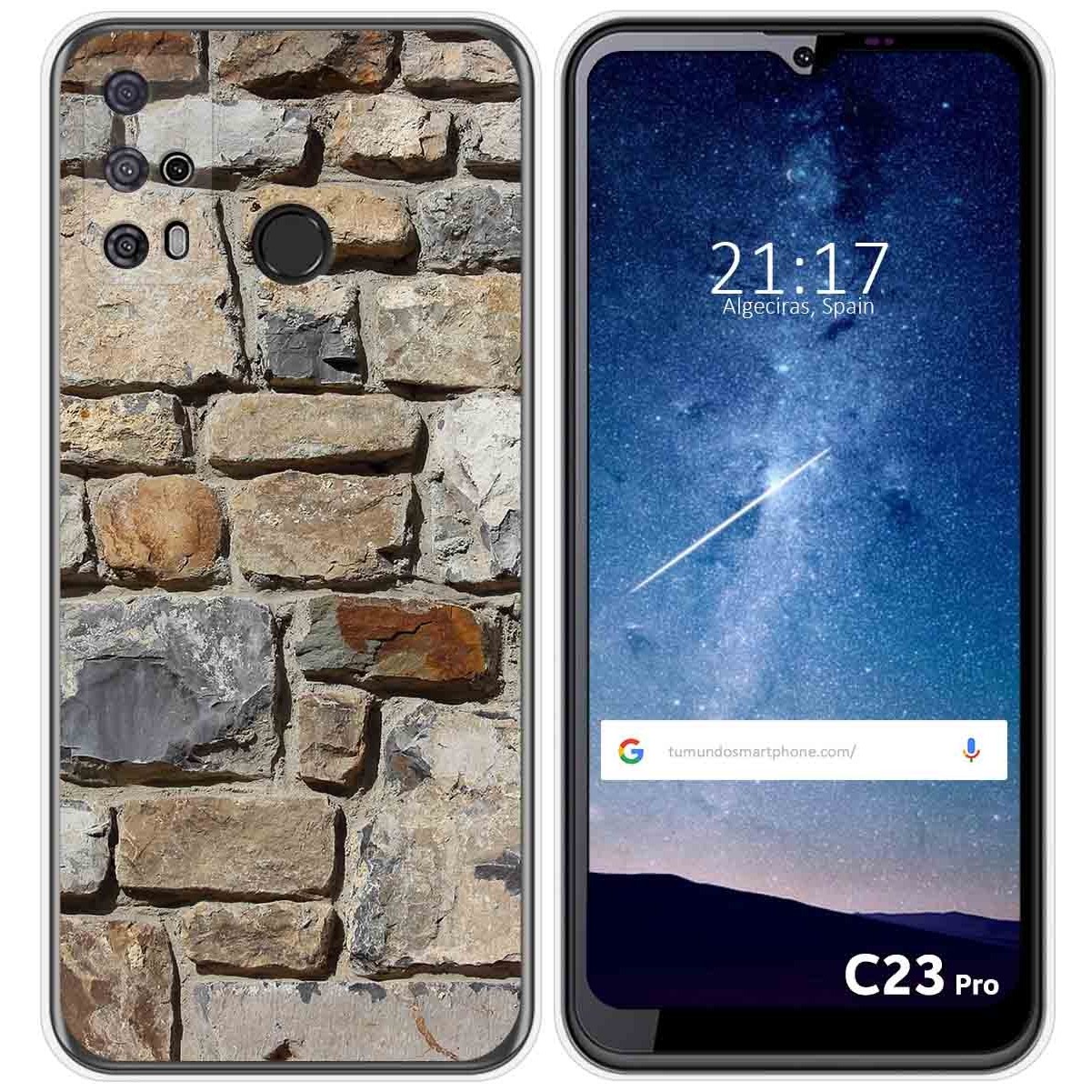 Funda Silicona para Oukitel C23 Pro diseño Ladrillo 03 Dibujos