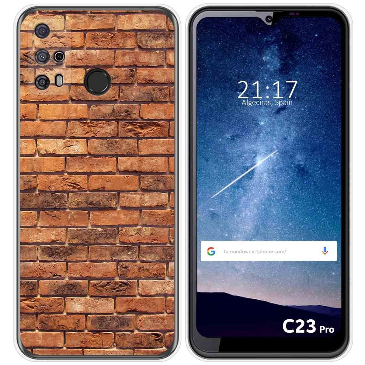 Funda Silicona para Oukitel C23 Pro diseño Ladrillo 04 Dibujos