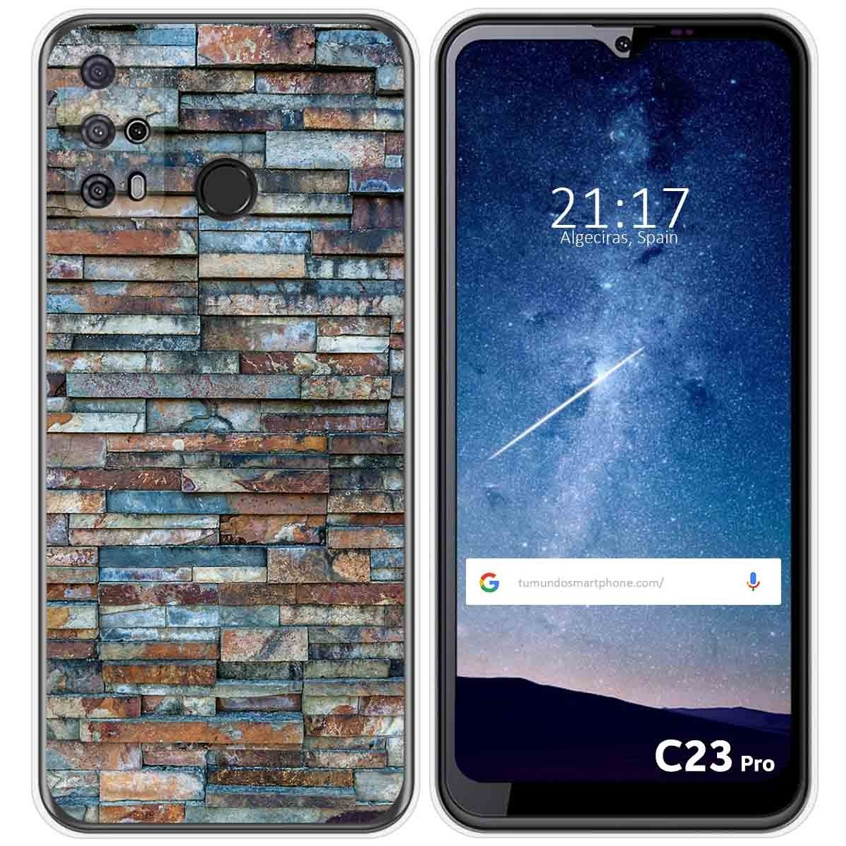 Funda Silicona para Oukitel C23 Pro diseño Ladrillo 05 Dibujos