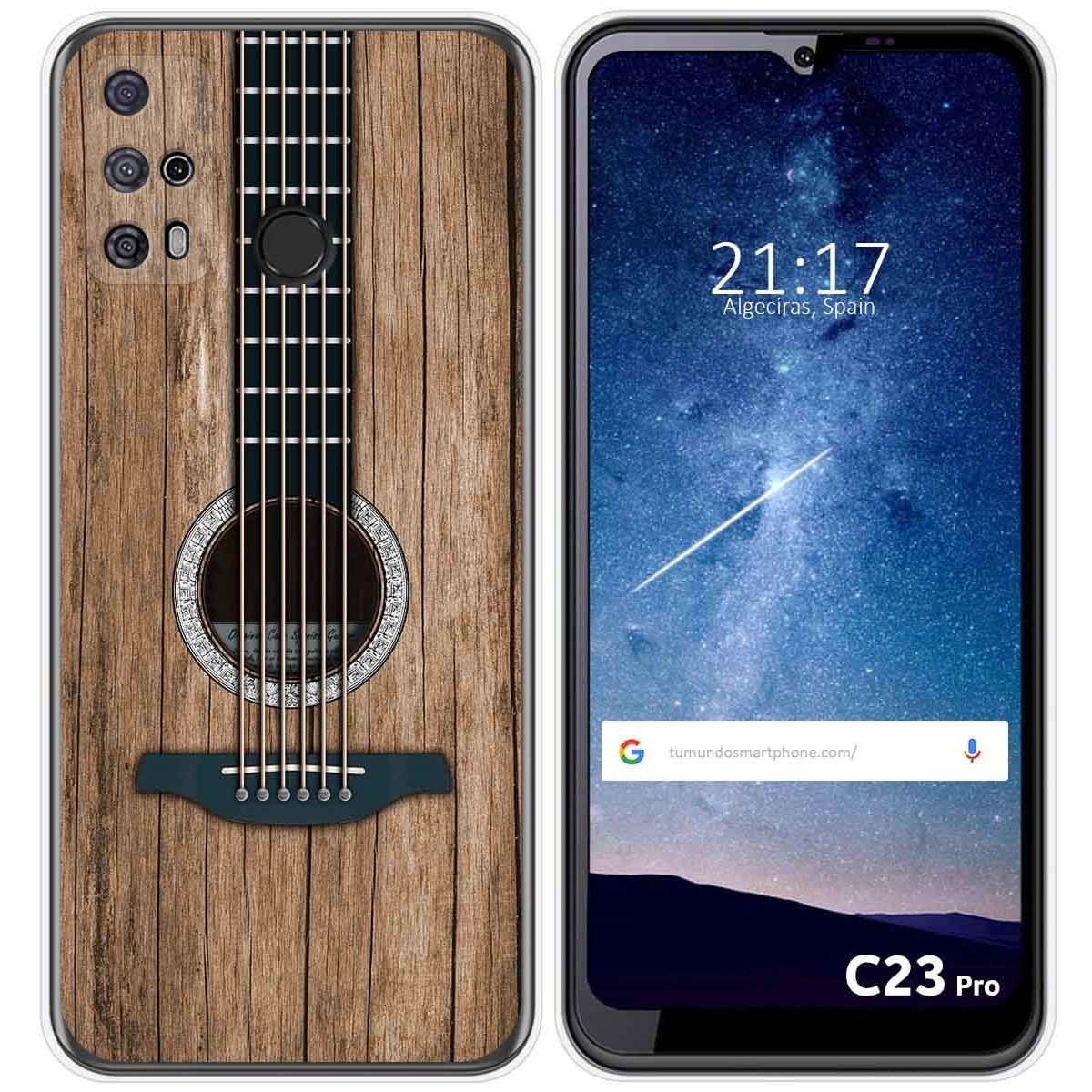Funda Silicona para Oukitel C23 Pro diseño Madera 11 Dibujos