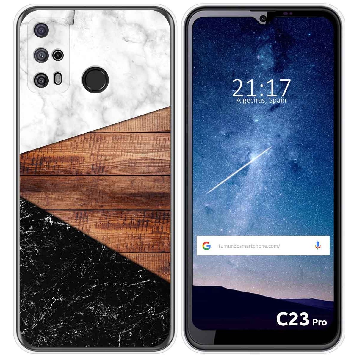 Funda Silicona para Oukitel C23 Pro diseño Mármol 11 Dibujos