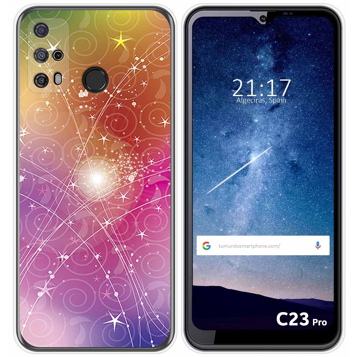 Funda Silicona para Oukitel C23 Pro diseño Abstracto Dibujos