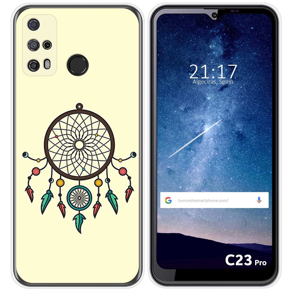 Funda Silicona para Oukitel C23 Pro diseño Atrapasueños Dibujos