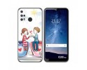Funda Silicona para Oukitel C23 Pro diseño Café Dibujos