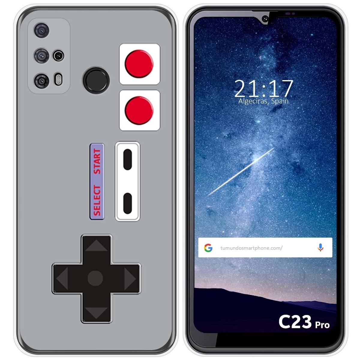 Funda Silicona para Oukitel C23 Pro diseño Consola Dibujos