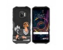 Funda Silicona Transparente para Oukitel WP12 / WP12 Pro diseño Avestruz Dibujos