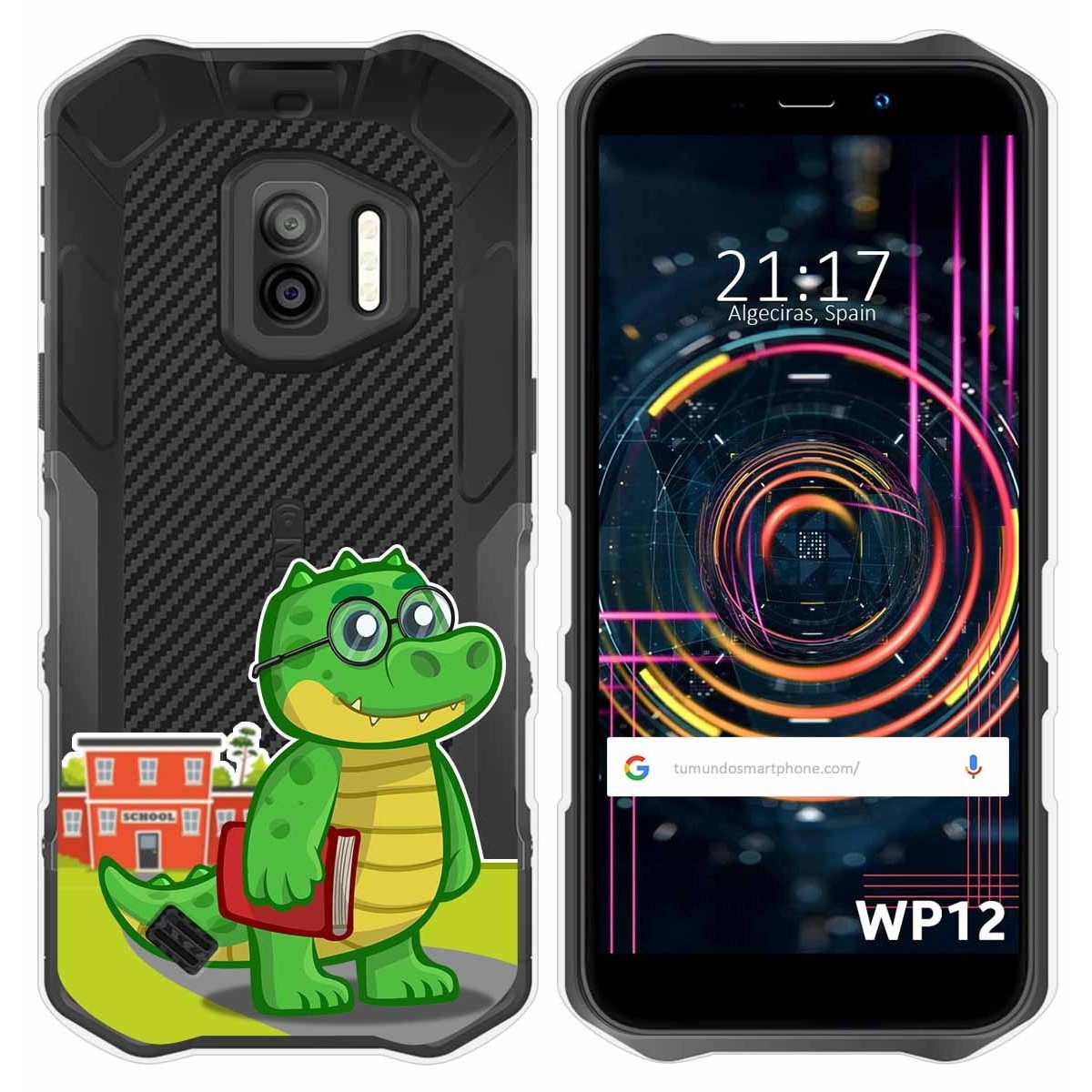 Funda Silicona Transparente para Oukitel WP12 / WP12 Pro diseño Coco Dibujos