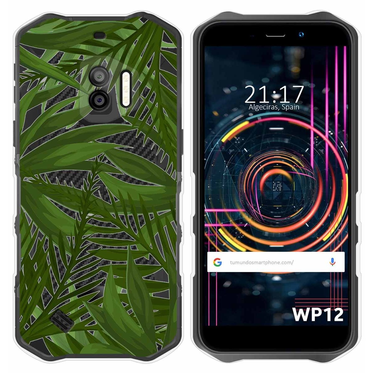 Funda Silicona Transparente para Oukitel WP12 / WP12 Pro diseño Jungla Dibujos
