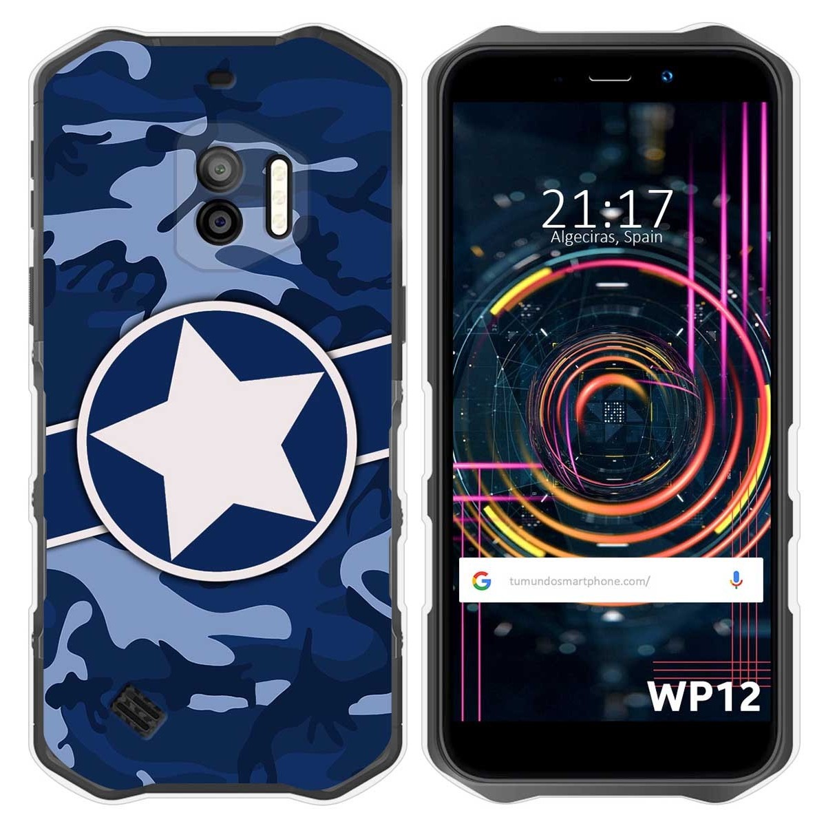 Funda Silicona para Oukitel WP12 / WP12 Pro diseño Camuflaje 03 Dibujos