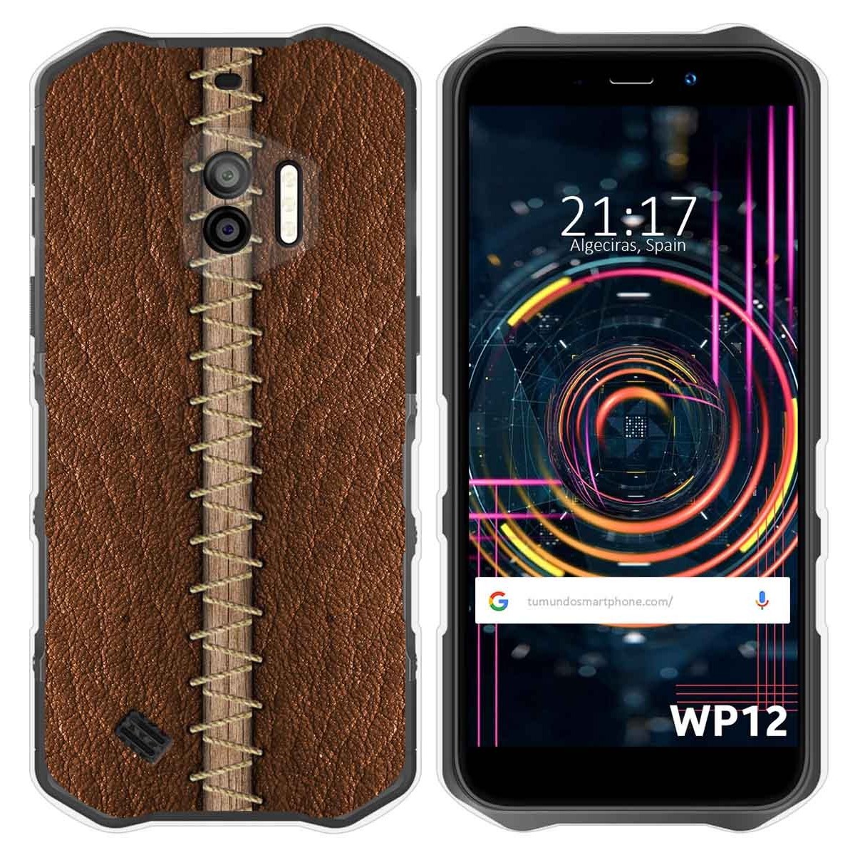 Funda Silicona para Oukitel WP12 / WP12 Pro diseño Cuero 01 Dibujos