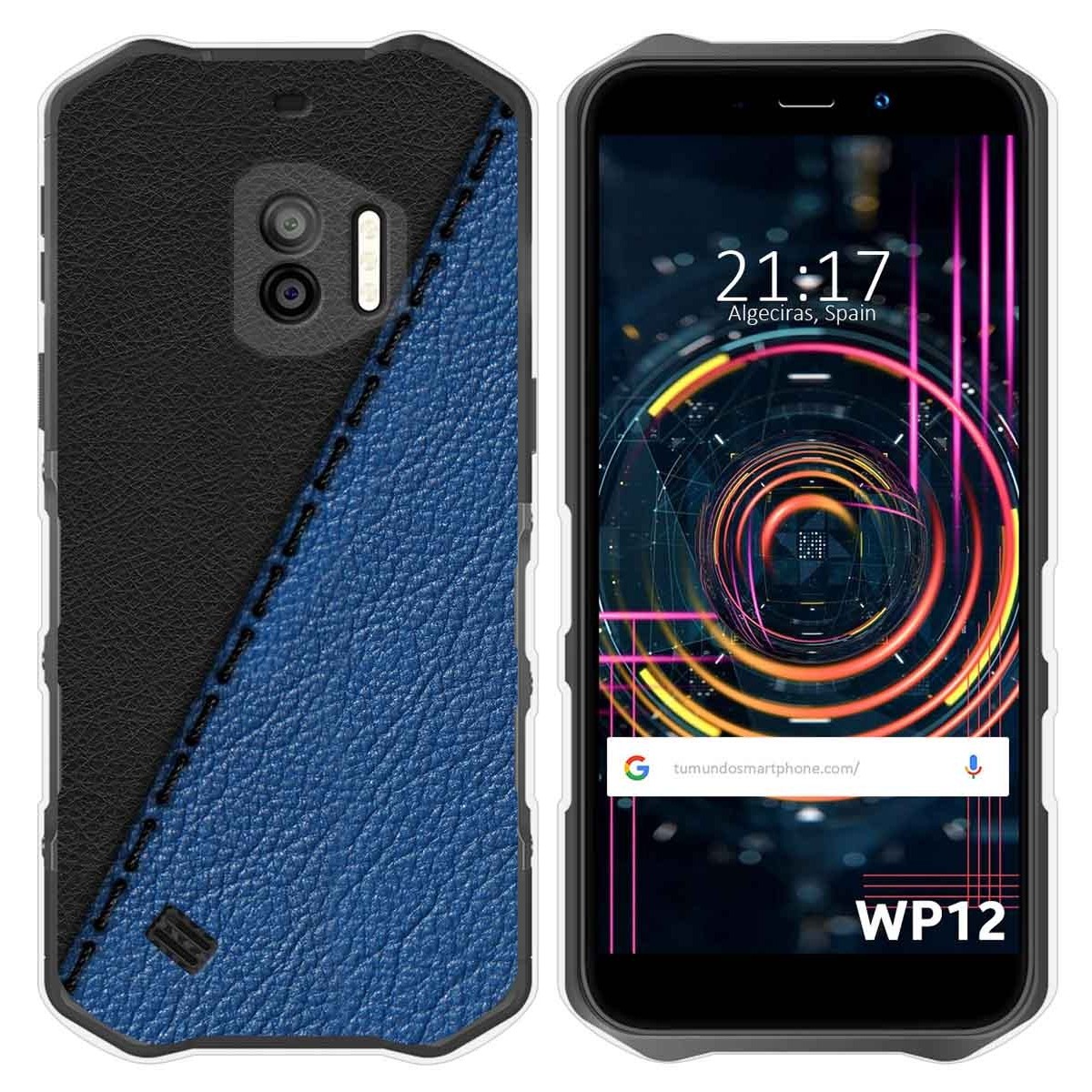 Funda Silicona para Oukitel WP12 / WP12 Pro diseño Cuero 02 Dibujos