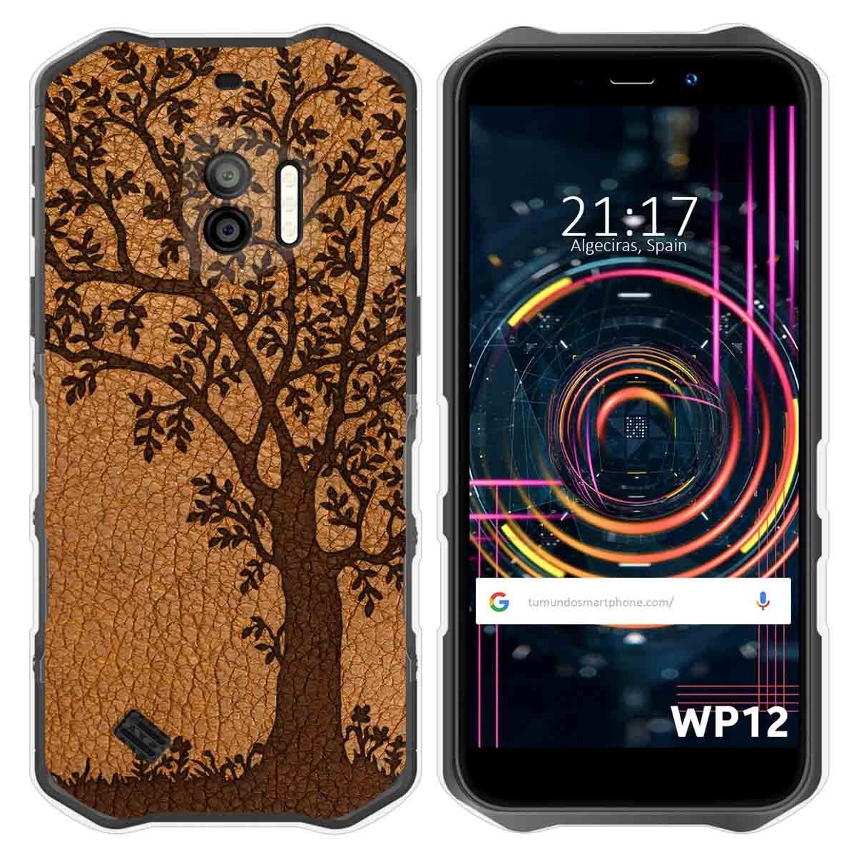 Funda Silicona para Oukitel WP12 / WP12 Pro diseño Cuero 03 Dibujos
