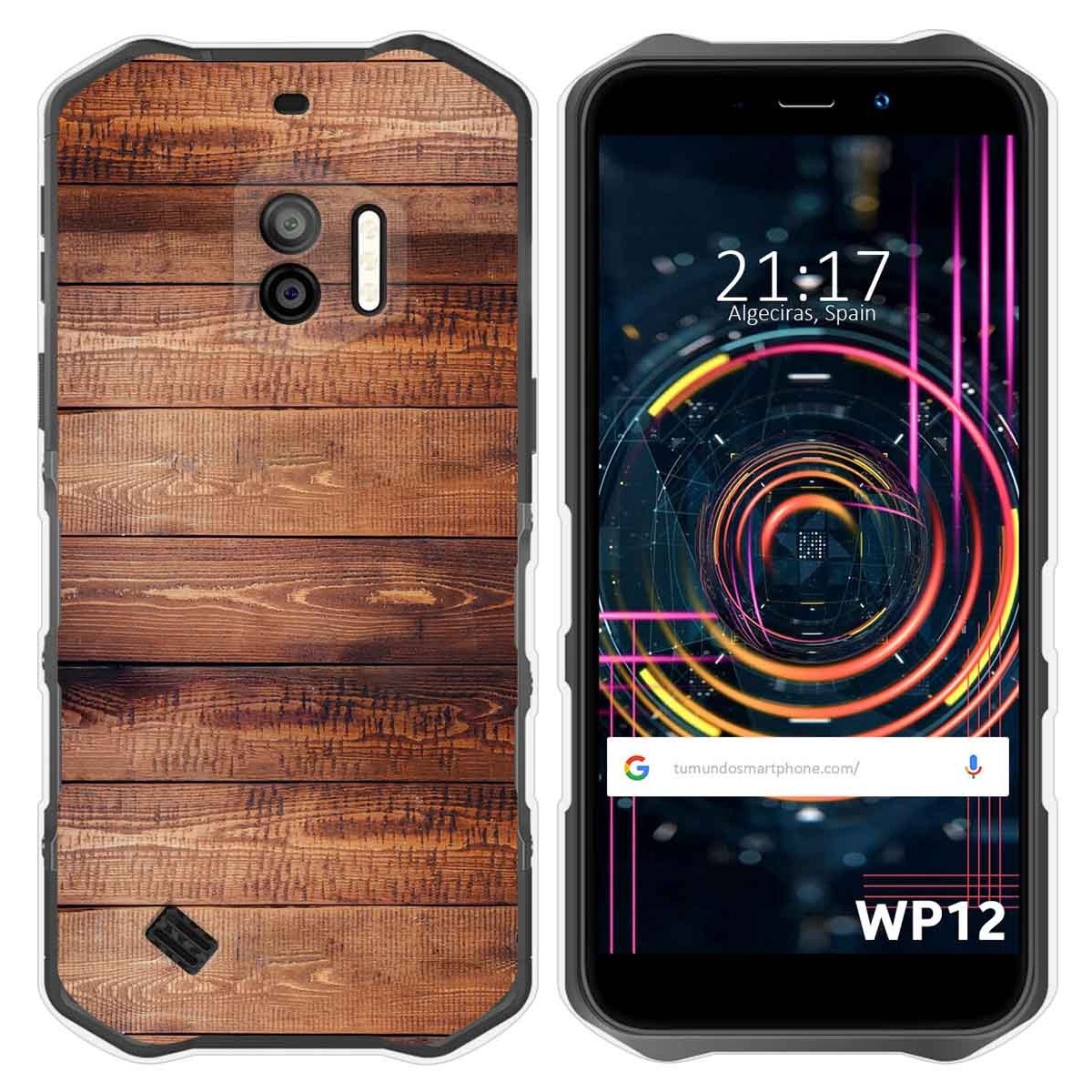 Funda Silicona para Oukitel WP12 / WP12 Pro diseño Madera 02 Dibujos