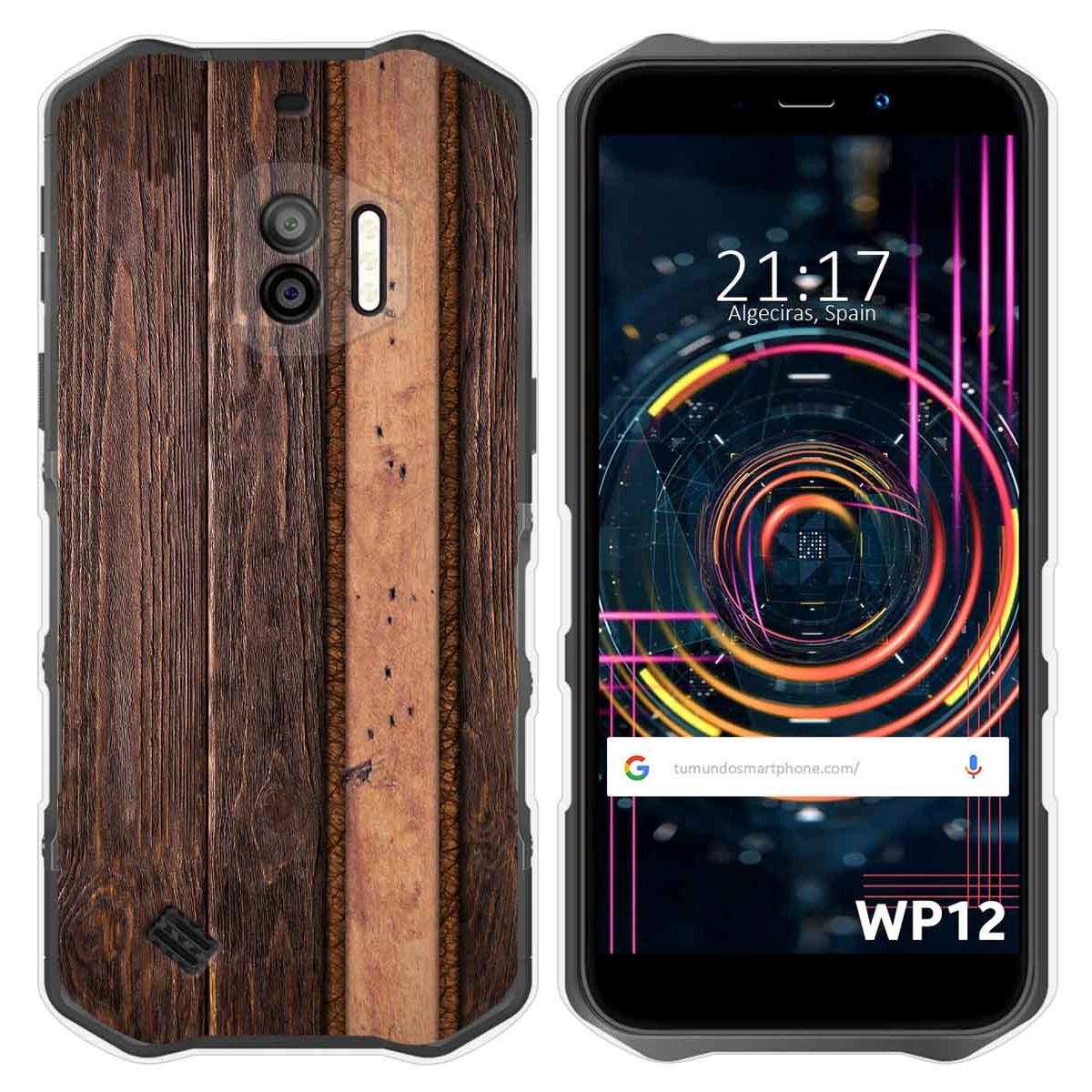 Funda Silicona para Oukitel WP12 / WP12 Pro diseño Madera 05 Dibujos