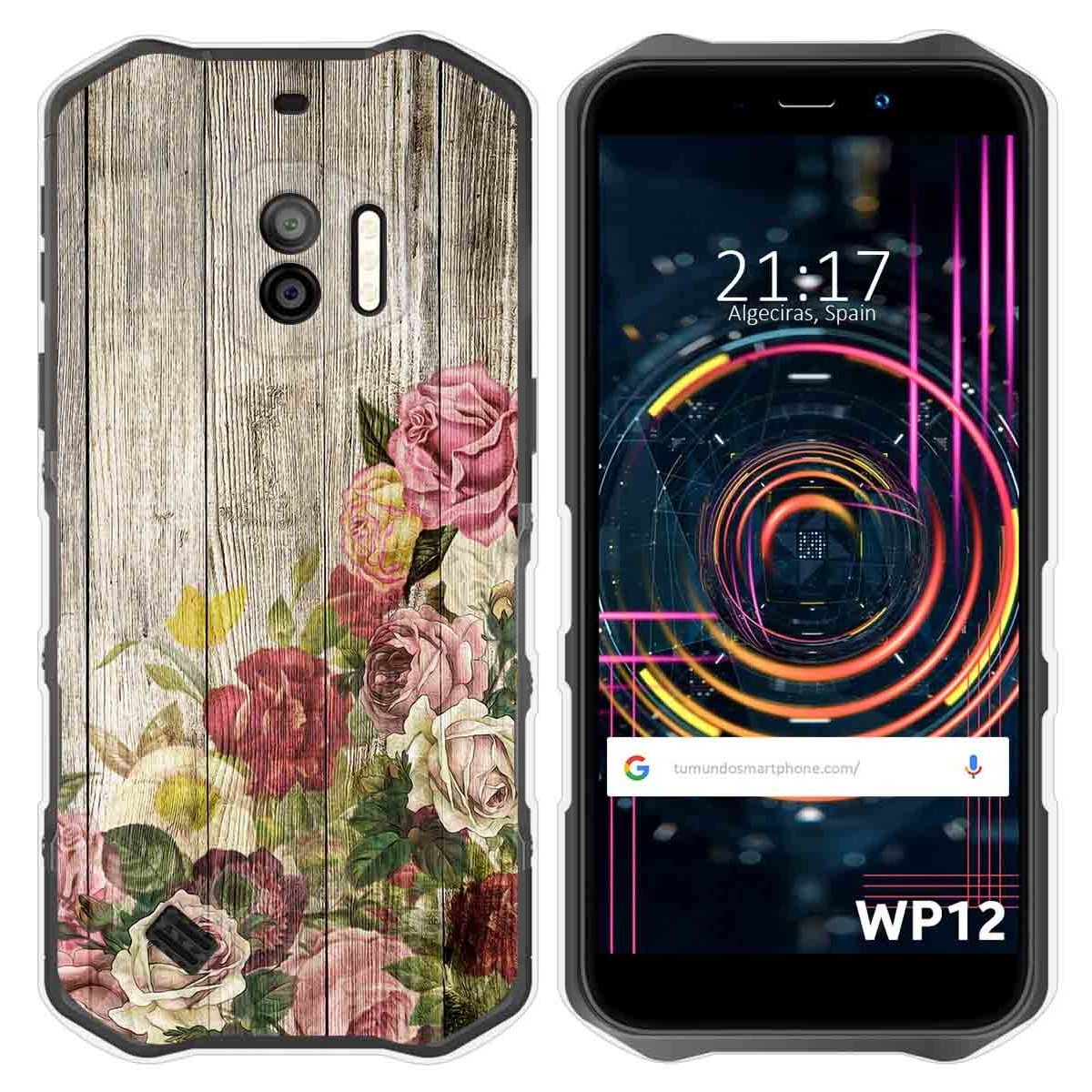 Funda Silicona para Oukitel WP12 / WP12 Pro diseño Madera 08 Dibujos