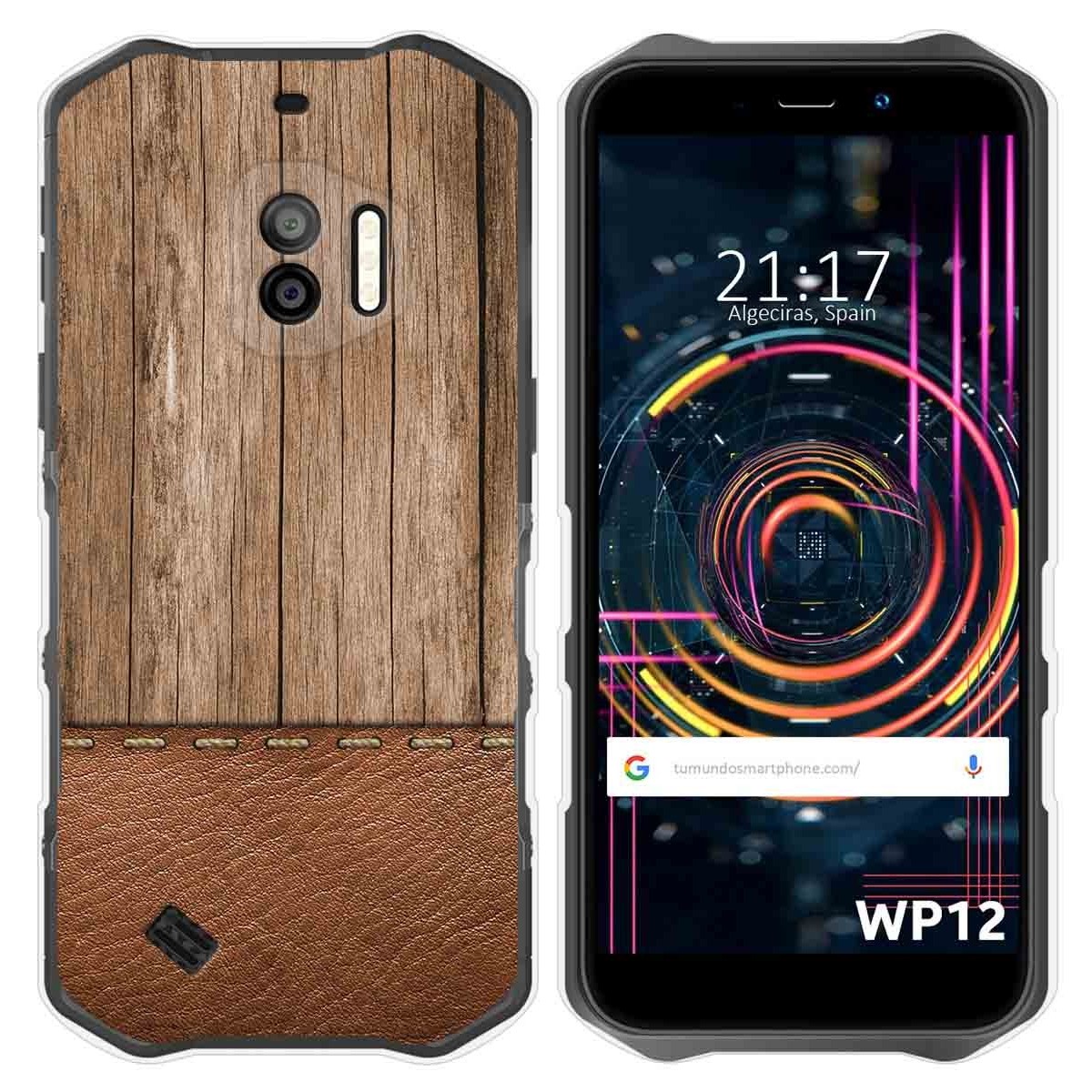 Funda Silicona para Oukitel WP12 / WP12 Pro diseño Madera 09 Dibujos