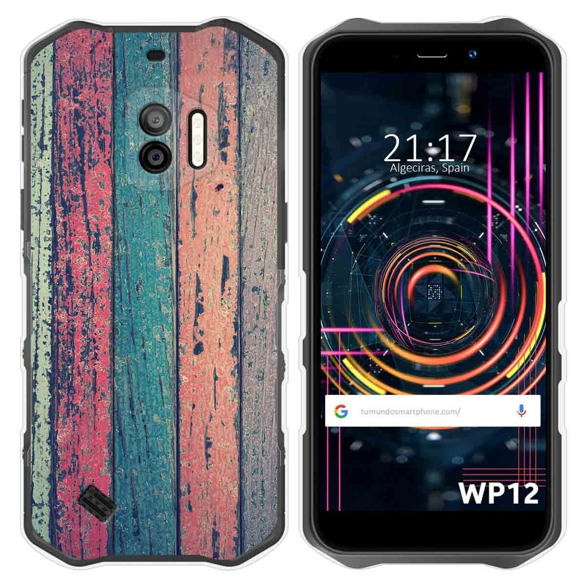 Funda Silicona para Oukitel WP12 / WP12 Pro diseño Madera 10 Dibujos