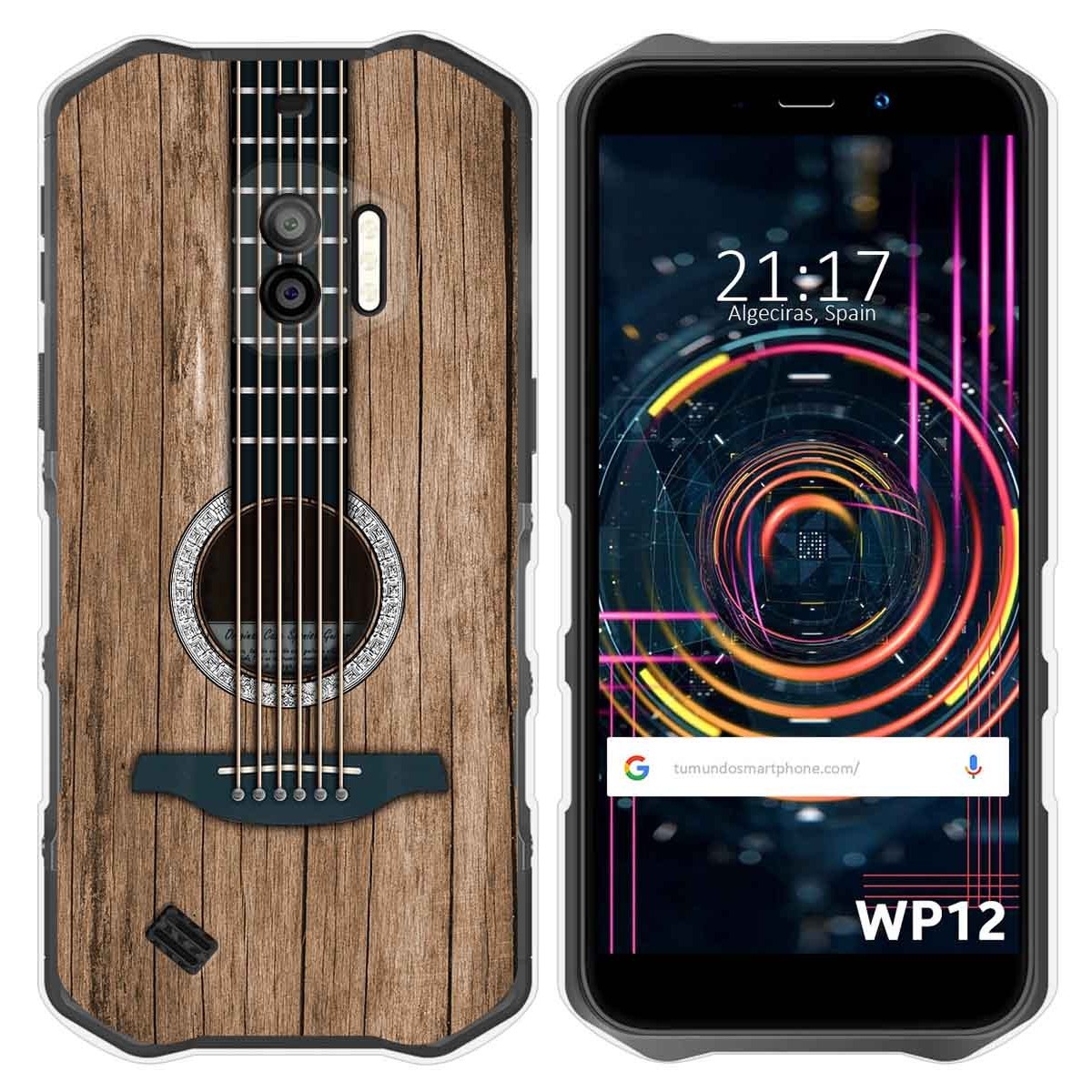 Funda Silicona para Oukitel WP12 / WP12 Pro diseño Madera 11 Dibujos