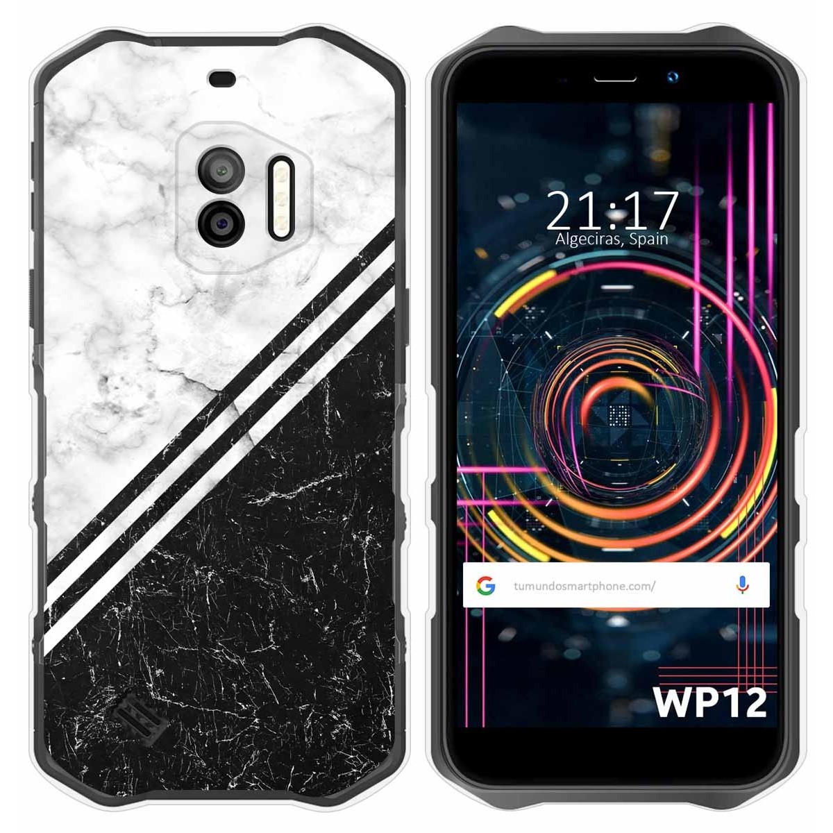 Funda Silicona para Oukitel WP12 / WP12 Pro diseño Mármol 01 Dibujos