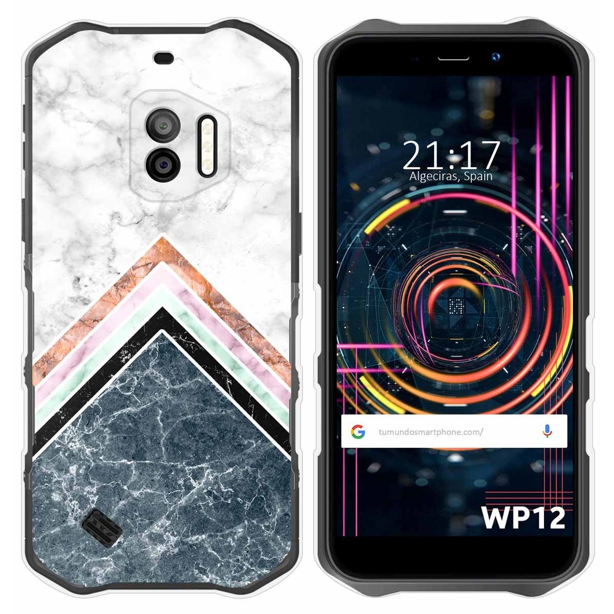 Funda Silicona para Oukitel WP12 / WP12 Pro diseño Mármol 05 Dibujos