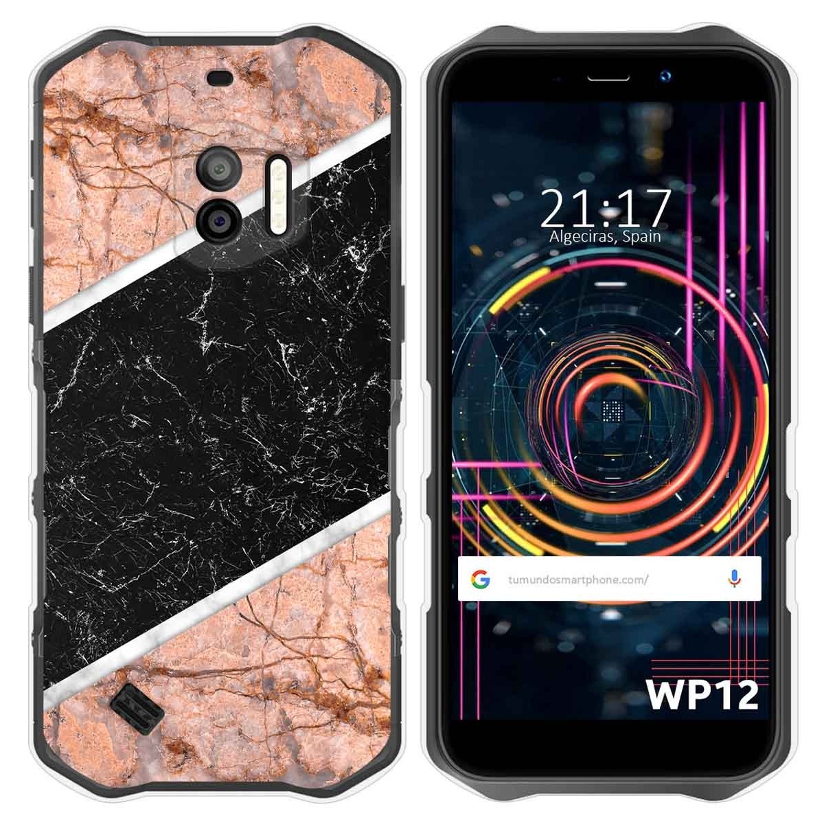 Funda Silicona para Oukitel WP12 / WP12 Pro diseño Mármol 07 Dibujos