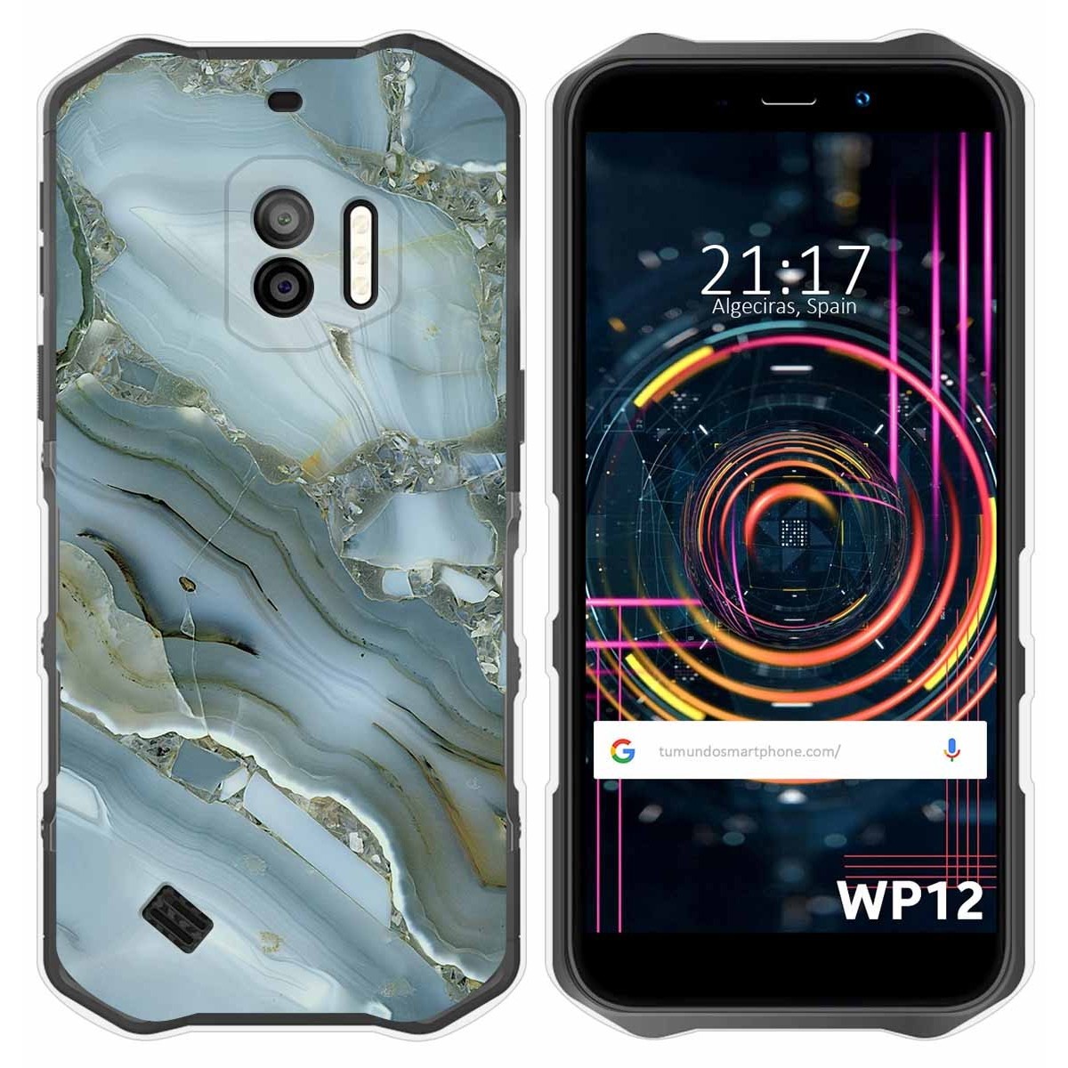 Funda Silicona para Oukitel WP12 / WP12 Pro diseño Mármol 09 Dibujos