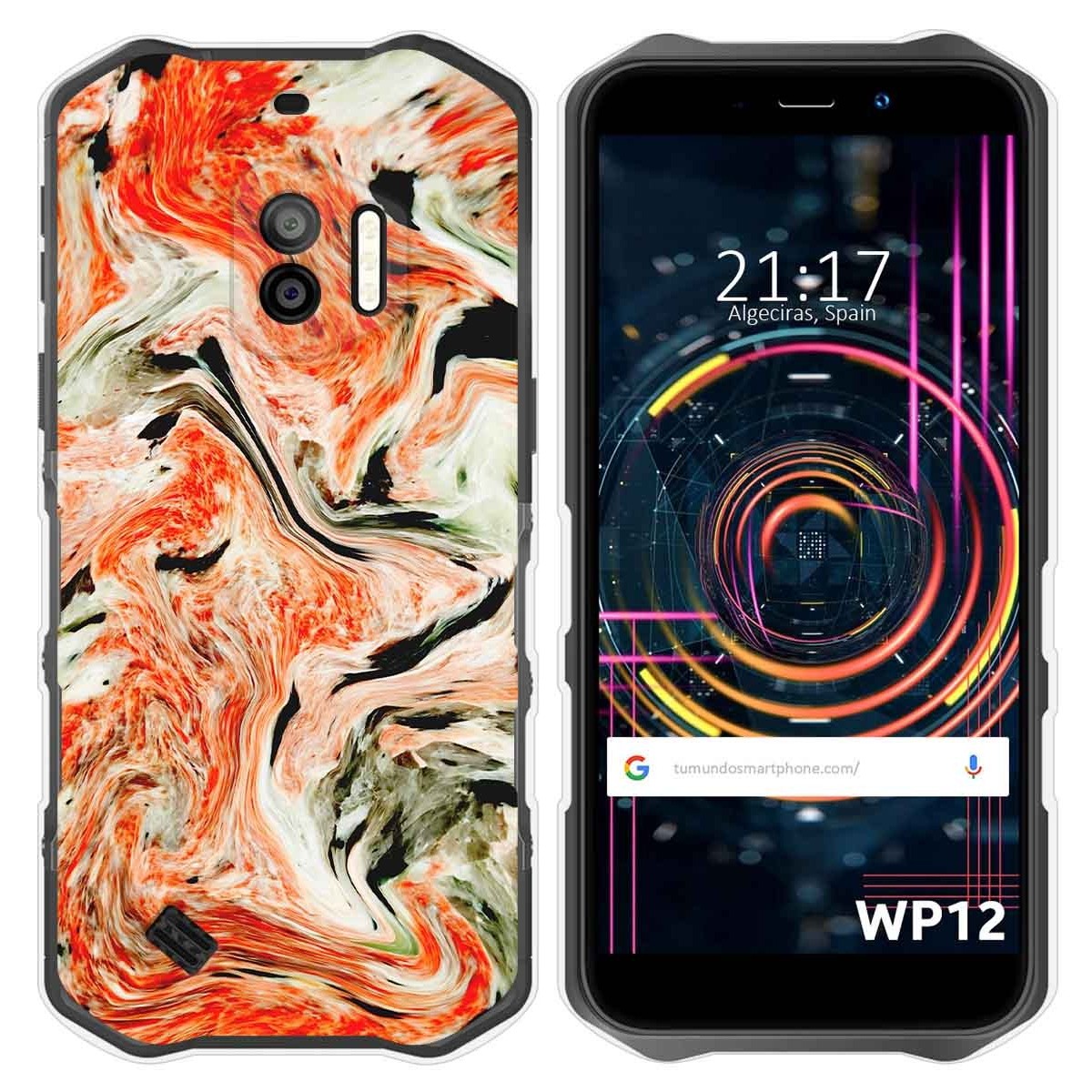 Funda Silicona para Oukitel WP12 / WP12 Pro diseño Mármol 12 Dibujos