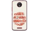 Funda Gel Tpu para Motorola Moto C Diseño Mundo Libro Dibujos