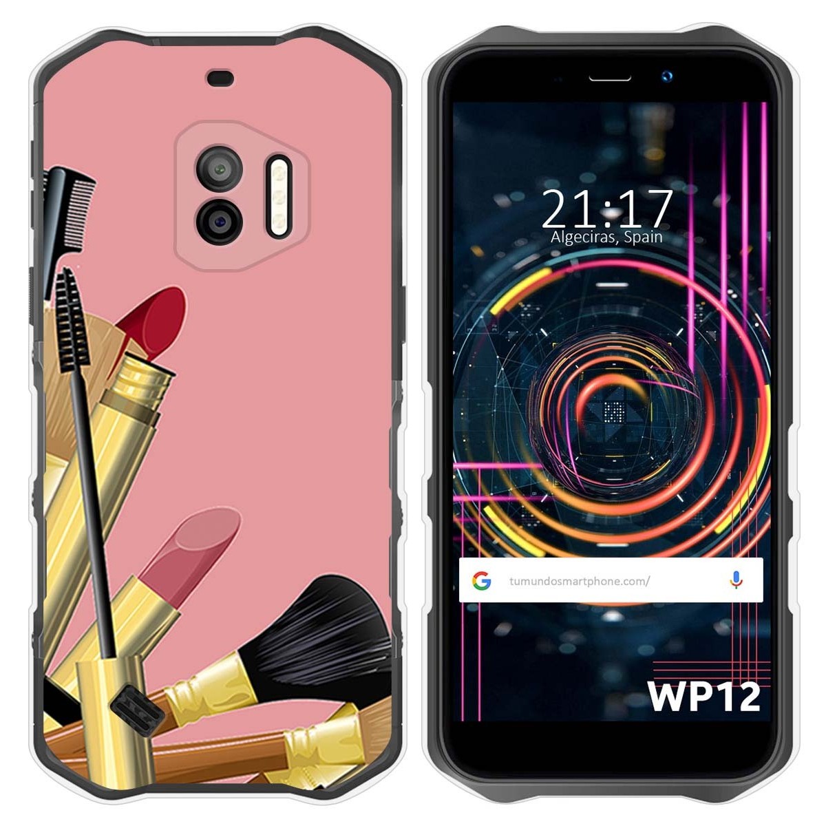 Funda Silicona para Oukitel WP12 / WP12 Pro diseño Brochas Dibujos