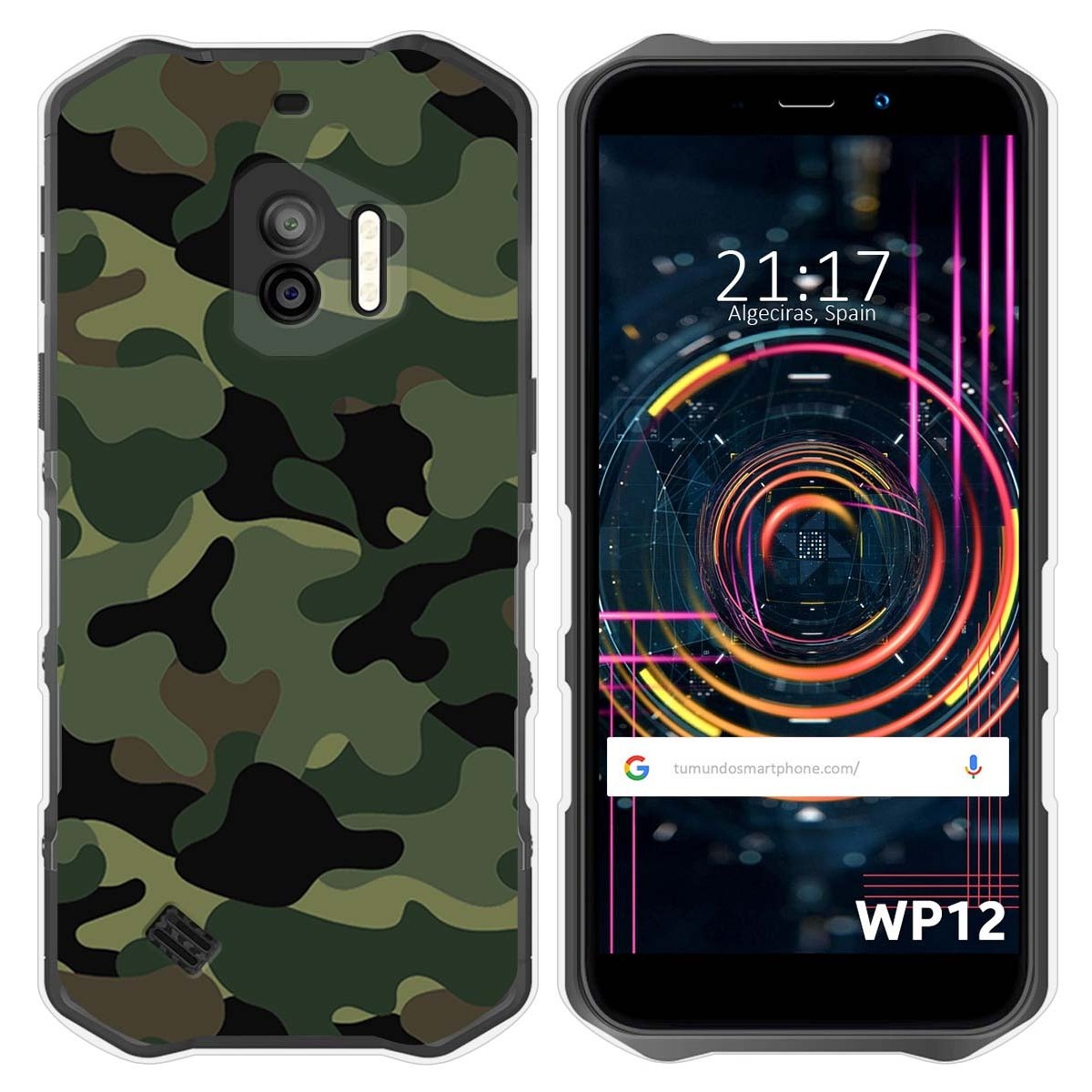 Funda Silicona para Oukitel WP12 / WP12 Pro diseño Camuflaje Dibujos