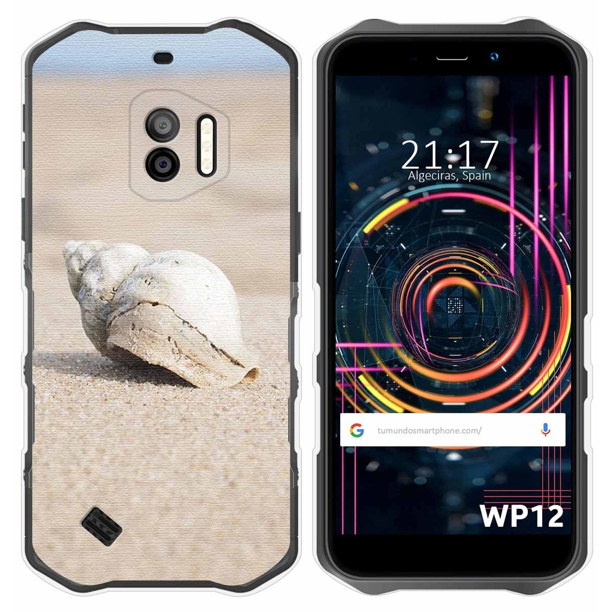 Funda Silicona para Oukitel WP12 / WP12 Pro diseño Concha Dibujos