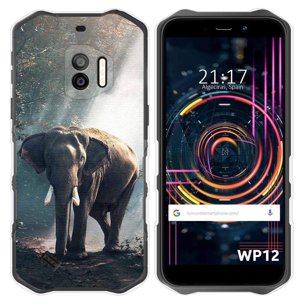 Funda Silicona para Oukitel WP12 / WP12 Pro diseño Elefante Dibujos