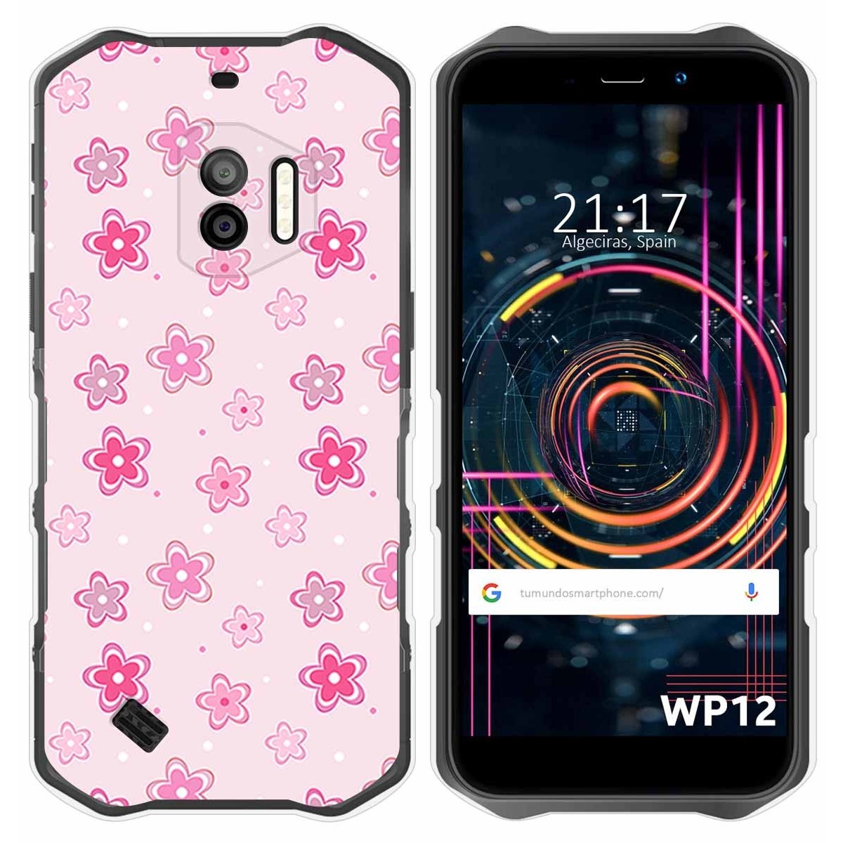 Funda Silicona para Oukitel WP12 / WP12 Pro diseño Flores Dibujos