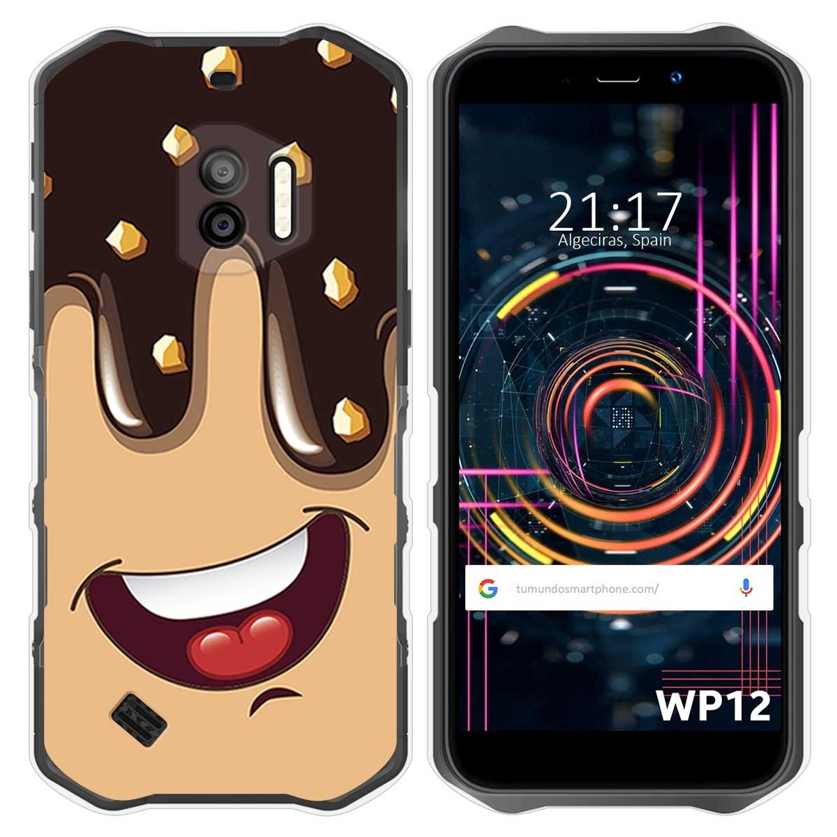 Funda Silicona para Oukitel WP12 / WP12 Pro diseño Helado Chocolate Dibujos