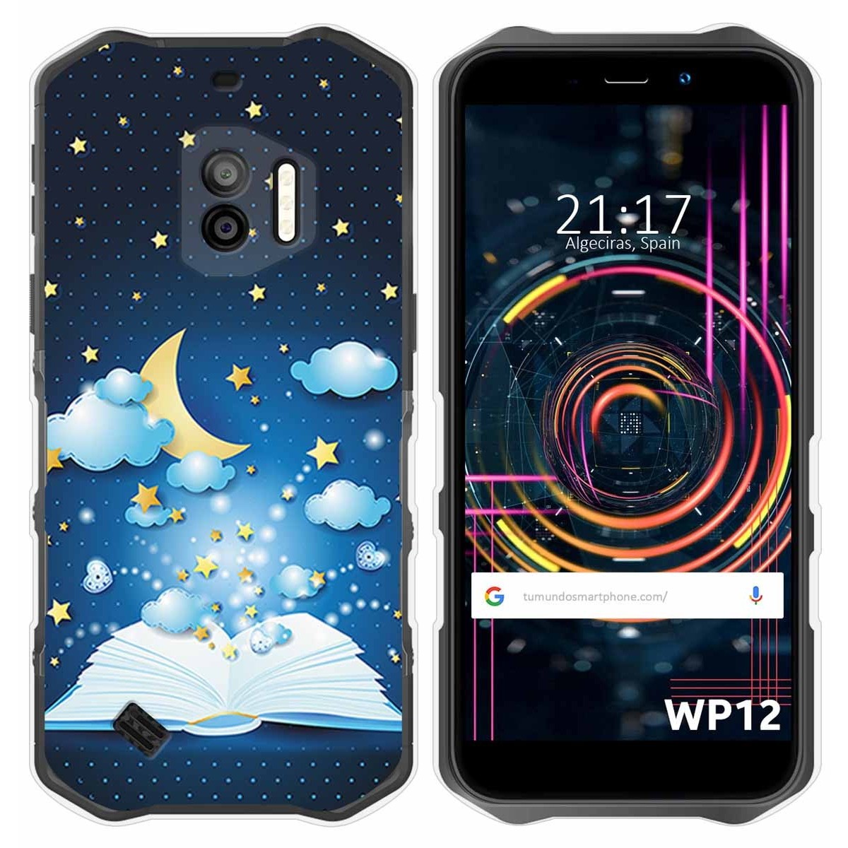 Funda Silicona para Oukitel WP12 / WP12 Pro diseño Libro Cuentos Dibujos