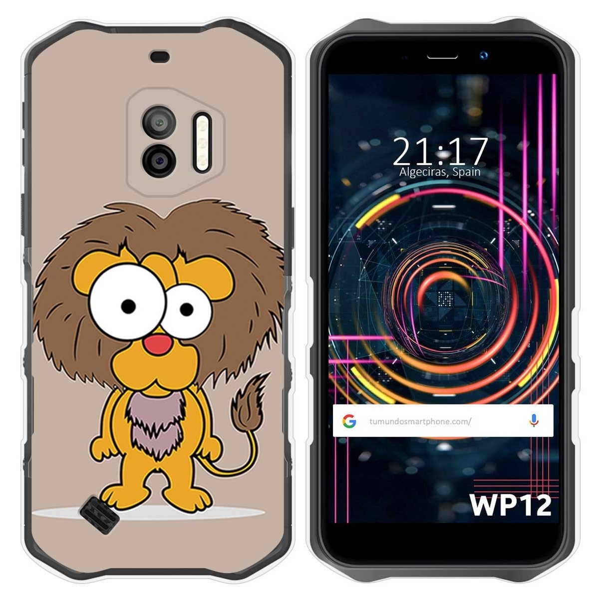 Funda Silicona para Oukitel WP12 / WP12 Pro diseño Leon Dibujos