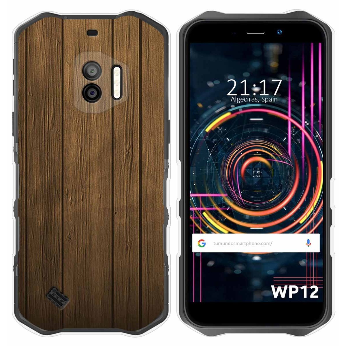 Funda Silicona para Oukitel WP12 / WP12 Pro diseño Madera Dibujos