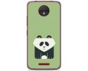 Funda Gel Tpu para Motorola Moto C Diseño Panda Dibujos