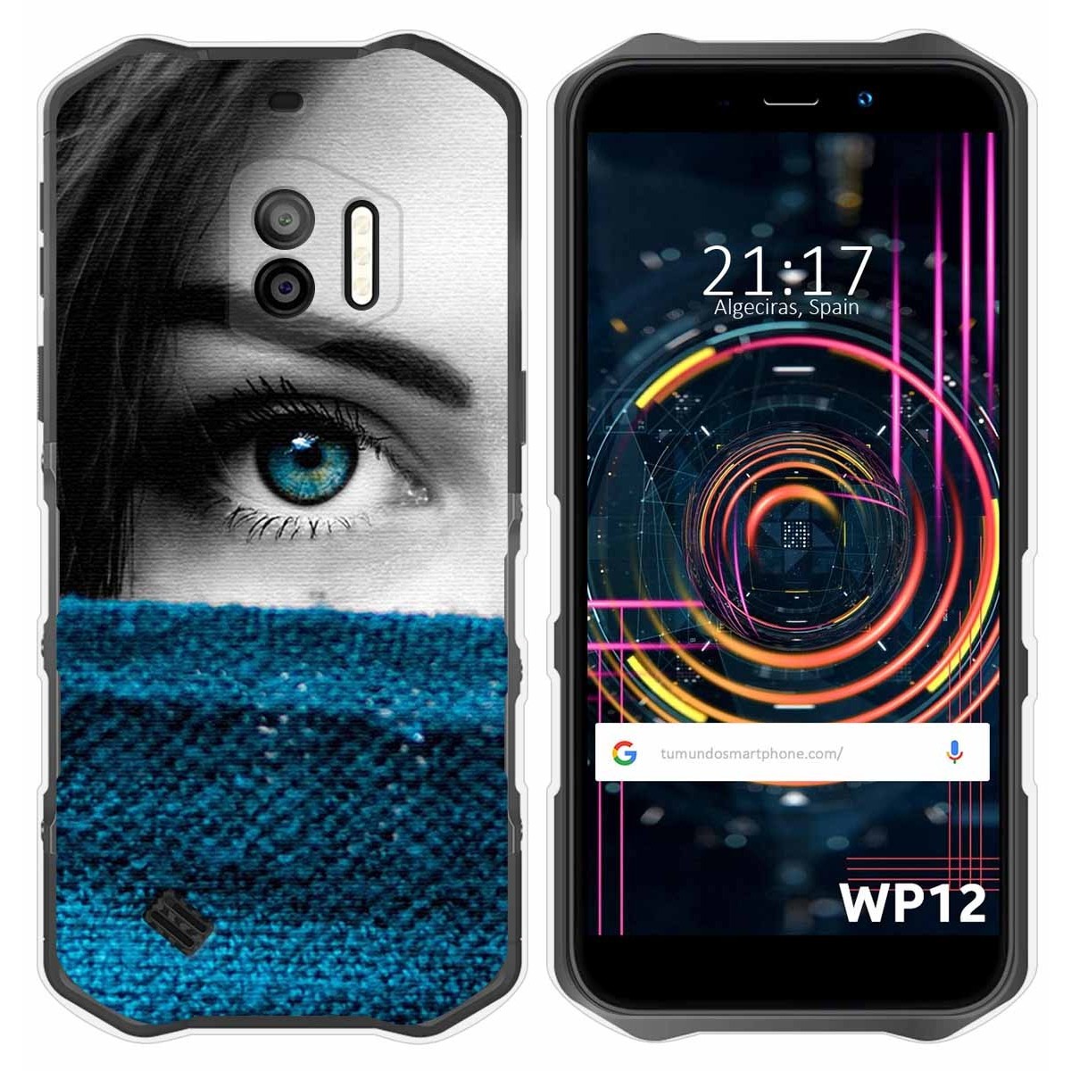 Funda Silicona para Oukitel WP12 / WP12 Pro diseño Ojo Dibujos