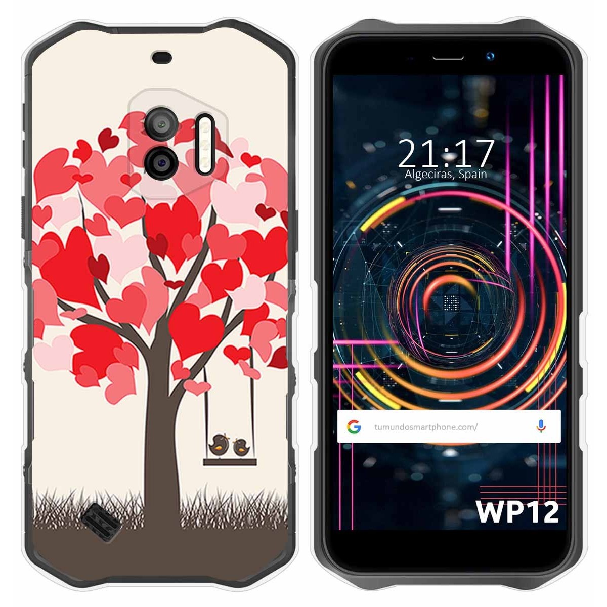 Funda Silicona para Oukitel WP12 / WP12 Pro diseño Pajaritos Dibujos