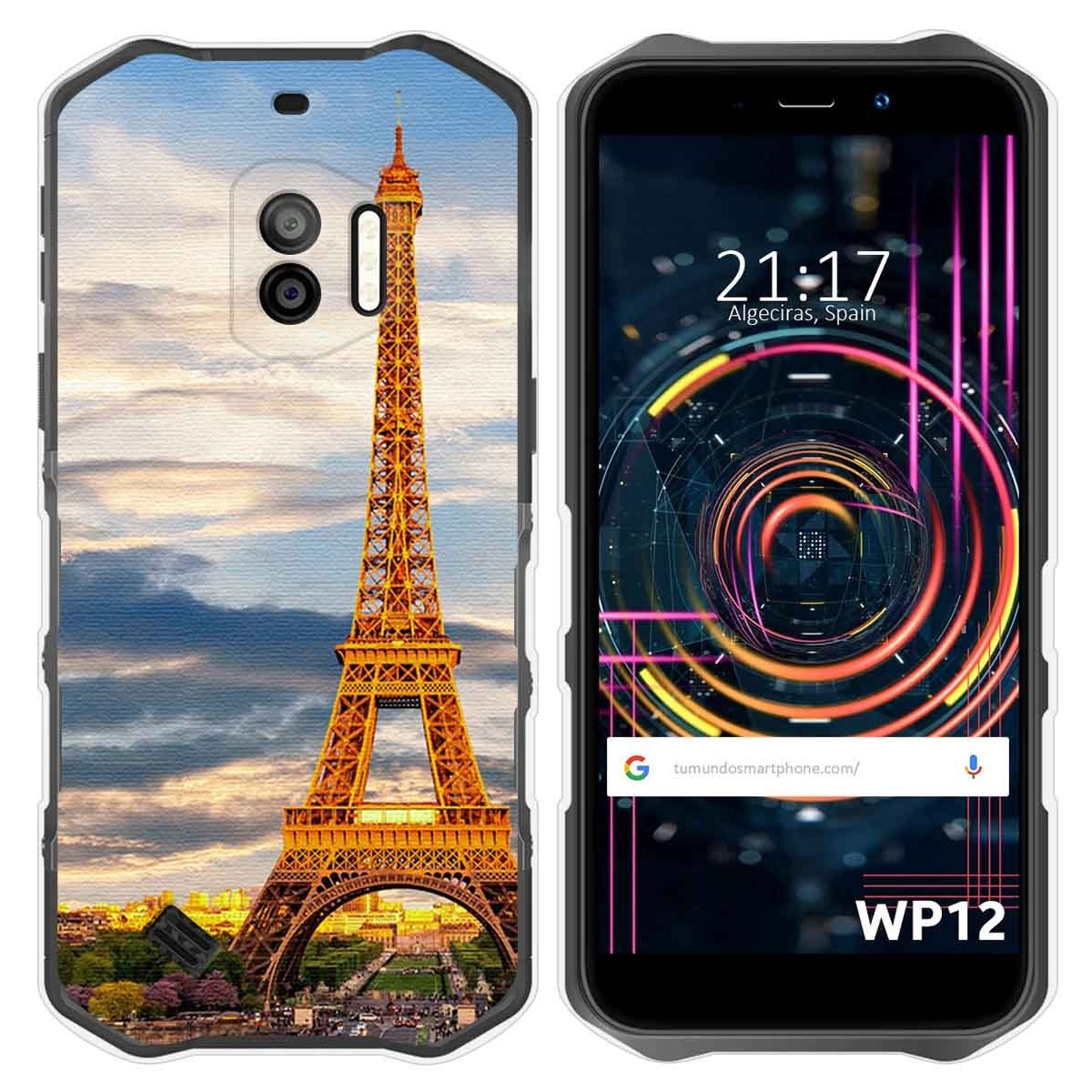 Funda Silicona para Oukitel WP12 / WP12 Pro diseño Paris Dibujos
