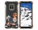 Funda Silicona Transparente para Doogee S86 / S86 Pro diseño Avestruz Dibujos